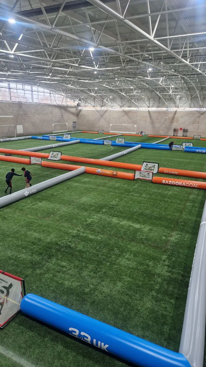 Manchester united academy day with 3v3 UK