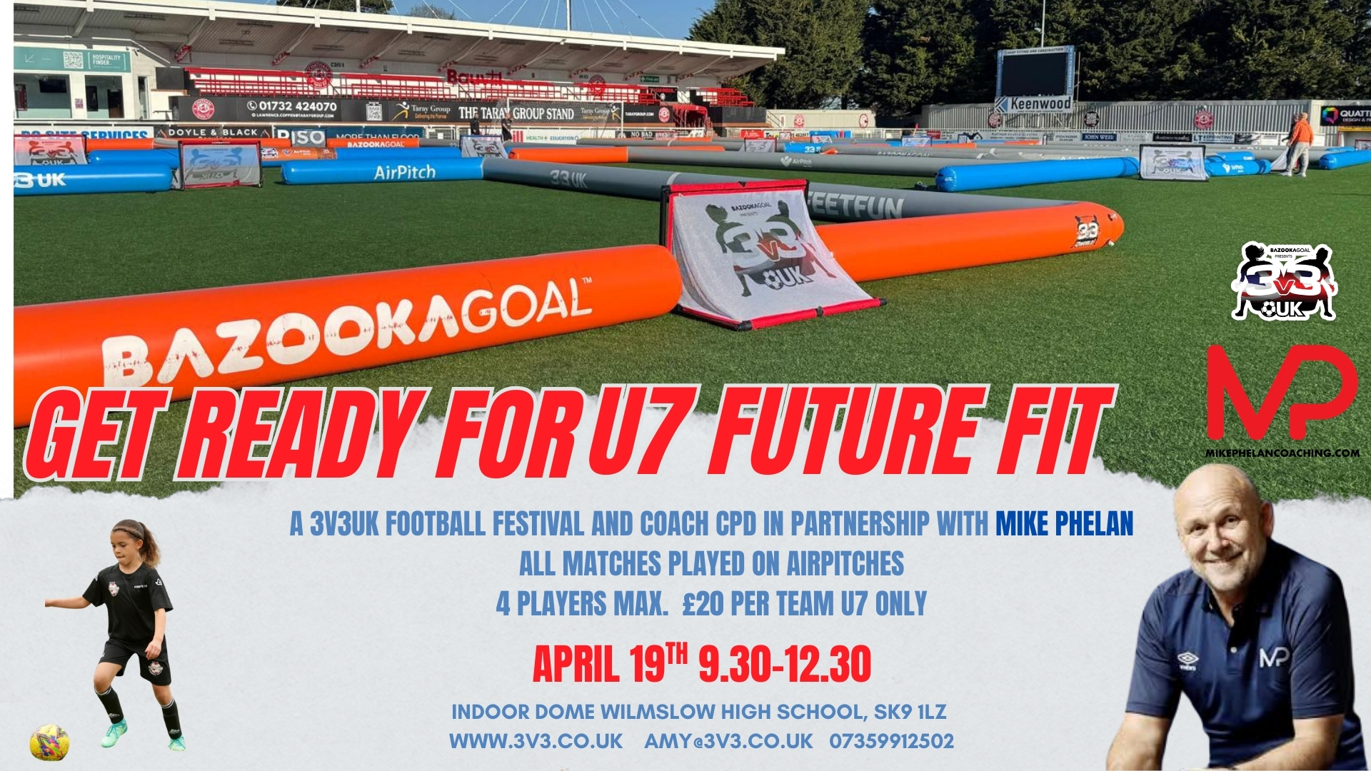 Michael Phelan u7 future fit festival and cpd session